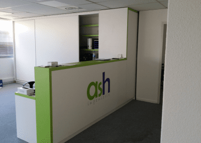 Habillage bureaux & véhicules – ASH